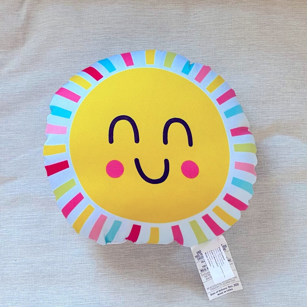 Small Decorative Pillow Smiley Face